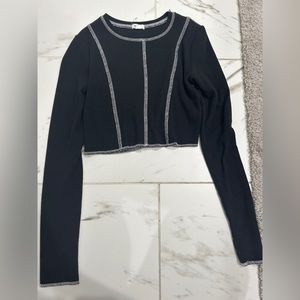 GARAGE black and white long sleeve